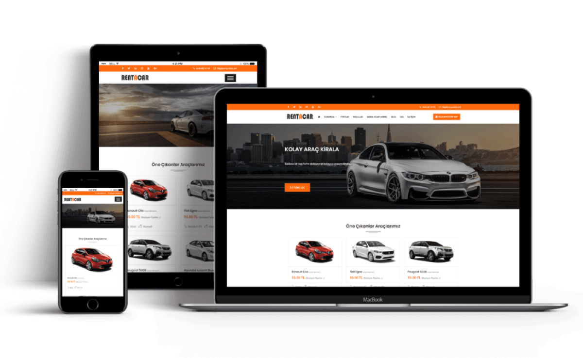 Rent A Car Web Site Paketi Dakik24