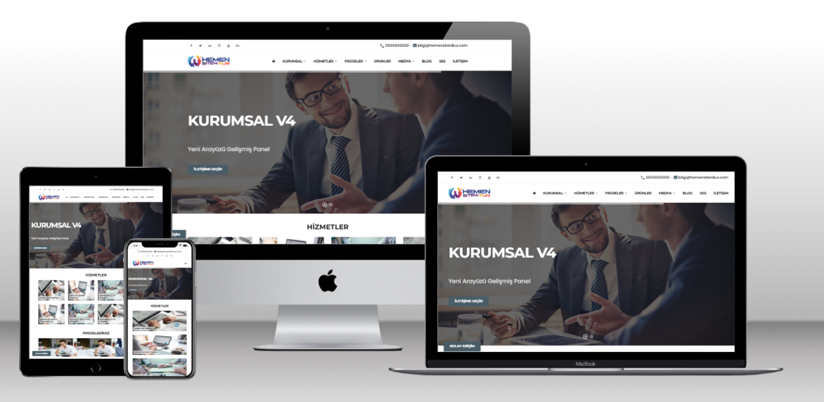 Kurumsal Firma Web Site Paketi Dakik51