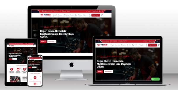 Garage Oto Servis Web Site Paketi Dakik69