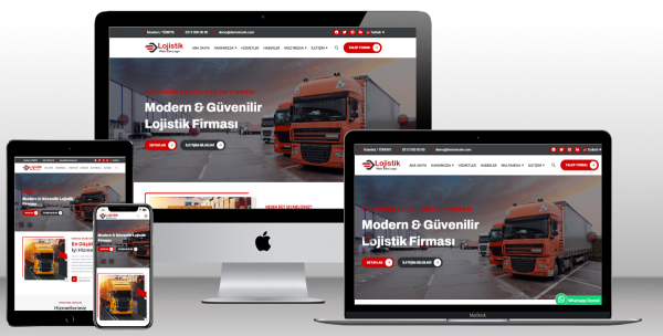 Lojistik - Nakliyat Web Site Paketi Dakik71